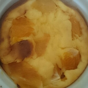 オレンジ・みかんのベイクドチーズケーキ
